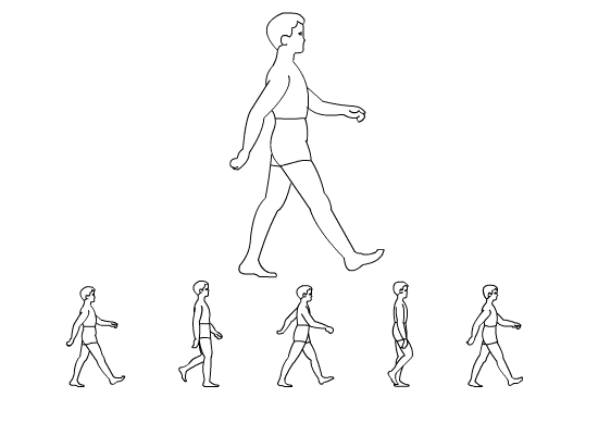 Flash動(dòng)畫(huà)技巧:人側(cè)面走路動(dòng)畫(huà)制作