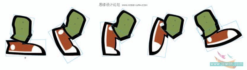 Flash cs3教程:人物行走動(dòng)畫制作技巧,PS教程,思緣教程網(wǎng)
