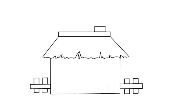 卡通房子簡筆畫畫法步驟圖片