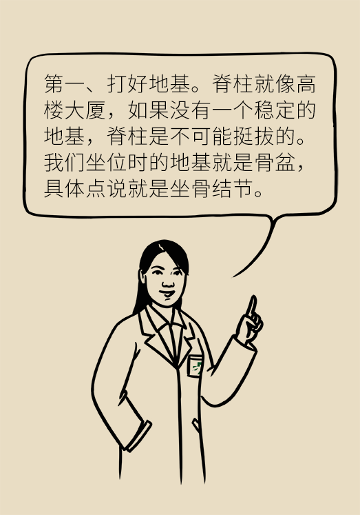正確坐姿科普動漫制作：抬頭挺胸竟然不是最正確的姿勢？