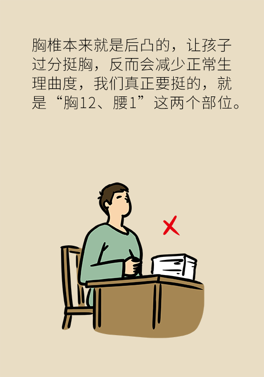 正確坐姿科普動漫制作：抬頭挺胸竟然不是最正確的姿勢？