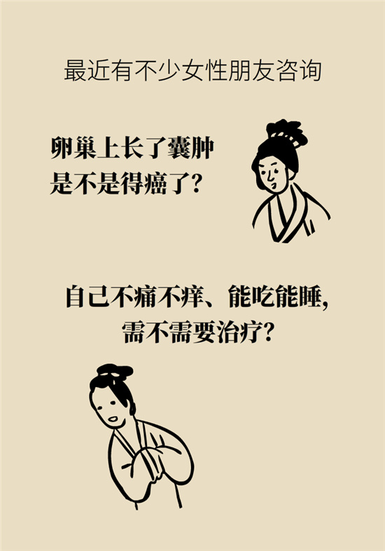 卵巢囊腫科普動漫：卵巢囊腫是腫瘤嗎？要學會這樣區(qū)分