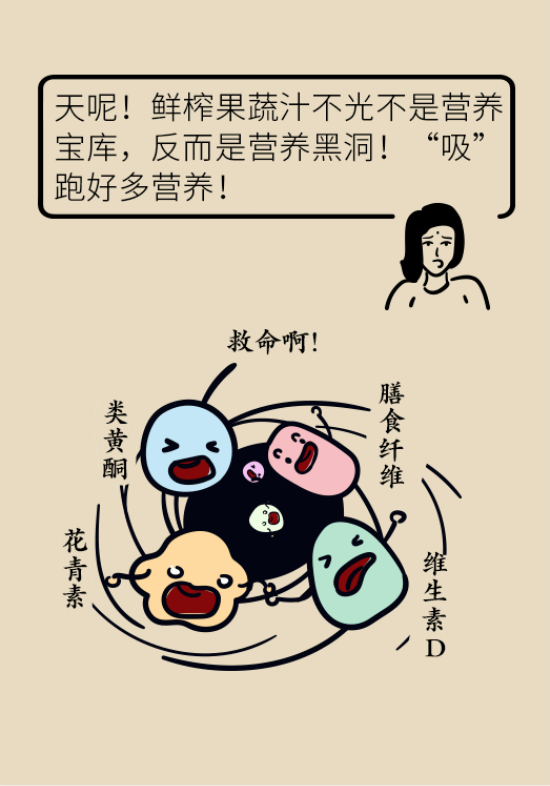 鮮榨果蔬汁排毒減肥？當(dāng)心你的營(yíng)養(yǎng)流失更多