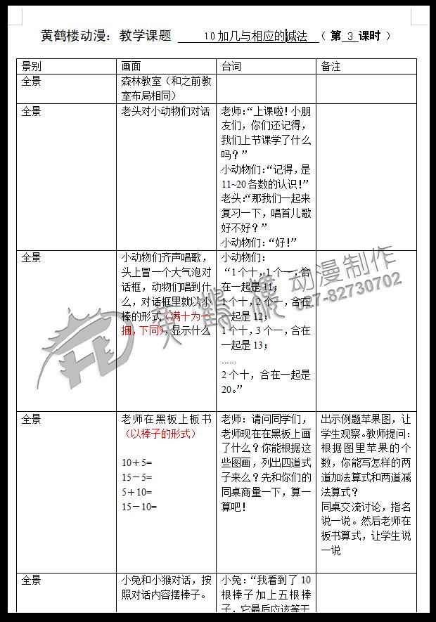 小學(xué)數(shù)學(xué)一年級《10加幾與相應(yīng)的減法》教育課件動畫制作.jpg