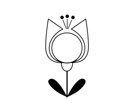 郁金香簡(jiǎn)筆畫(huà)圖片大全作品一