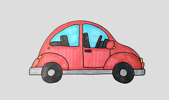 卡通汽車怎么畫(huà)？