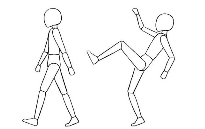 通過觀察上圖，我們會(huì)發(fā)現(xiàn)，當(dāng)人重心不穩(wěn)時(shí)，就會(huì)出現(xiàn)跌倒的狀態(tài).jpg