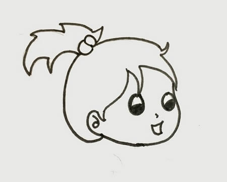 小女孩怎么畫簡(jiǎn)單又漂亮穿著裙子簡(jiǎn)筆畫