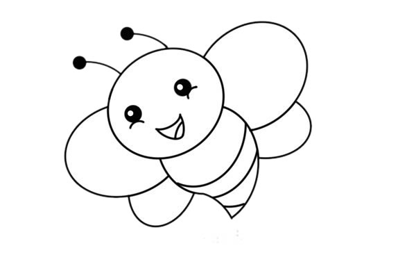 蜜蜂怎么畫(huà)簡(jiǎn)筆畫(huà)簡(jiǎn)單又漂亮