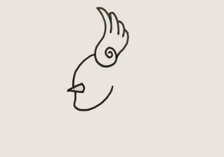 哈克龍簡(jiǎn)筆畫(huà)步驟畫(huà)法